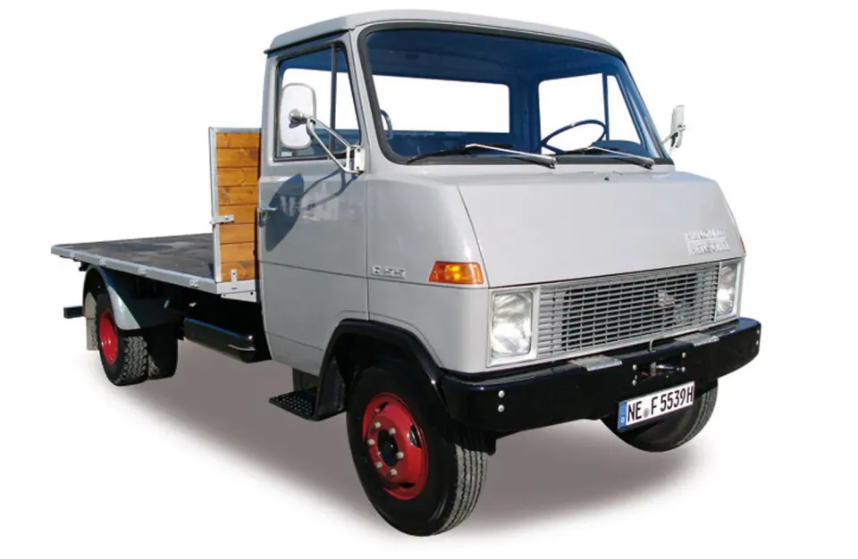 Norev Hanomag F55 1969 miniature 1/43 gris rouge
