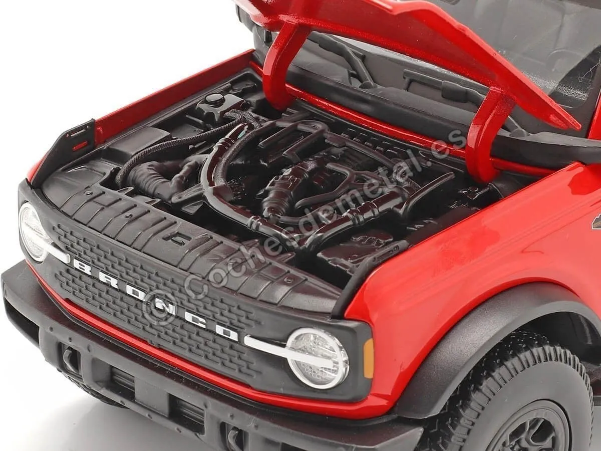 Maisto 531456 Ford Bronco Wildtrak voiture miniature 1:18 rouge