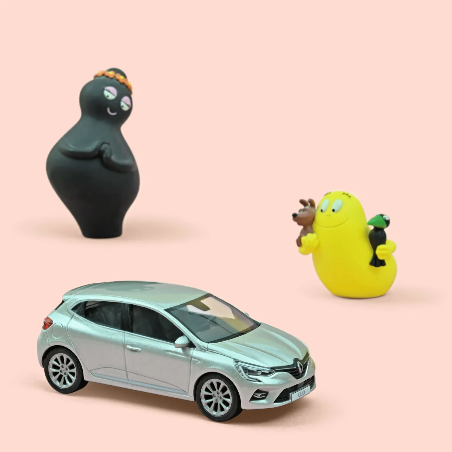 Norev Renault Clio 2019 voiture miniature 1/43 argent platine