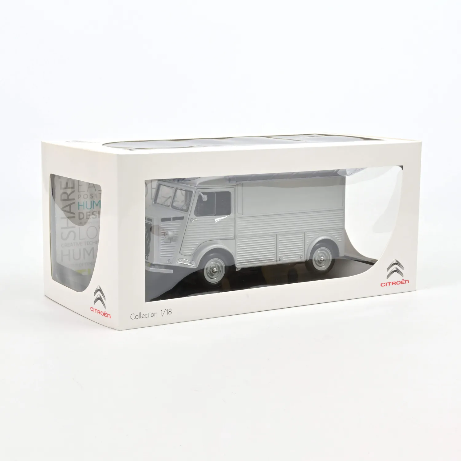 Norev Citroën Type H 1952 miniature argent grande échelle