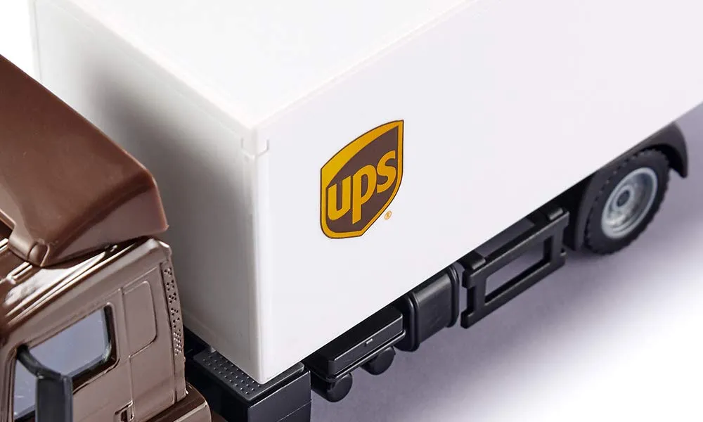 Siku Super 1997 camion MAN fourgon 1/50 hayon UPS