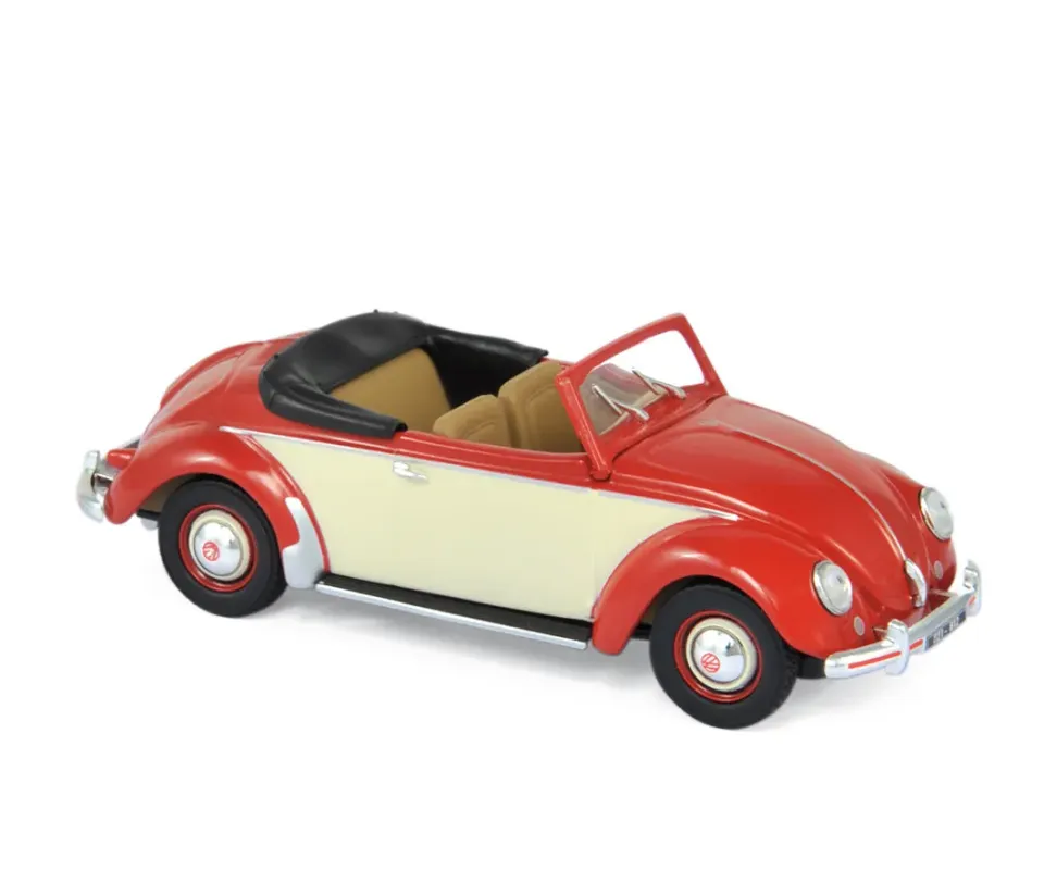 Norev VW Hebmüller 1949 voiture miniature 1/43 rouge crème