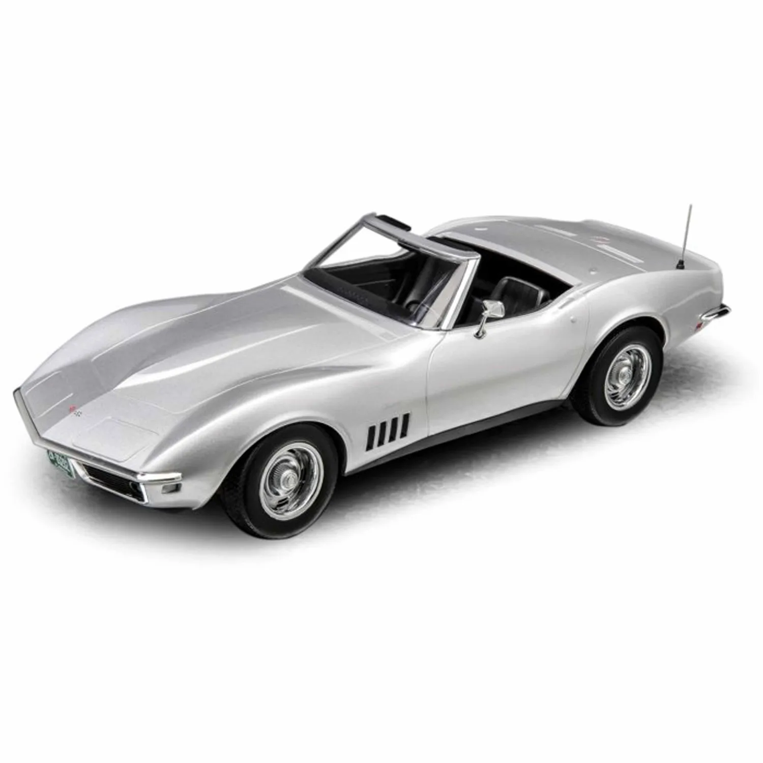 Norev Chevrolet Corvette Convertible 1969 miniature 1/18 argent cabriolet