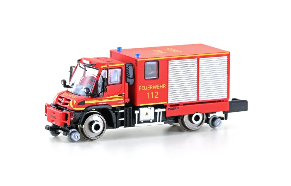MINIS Unimog U423 Feuerwehr miniature N rail-route DC/DCC