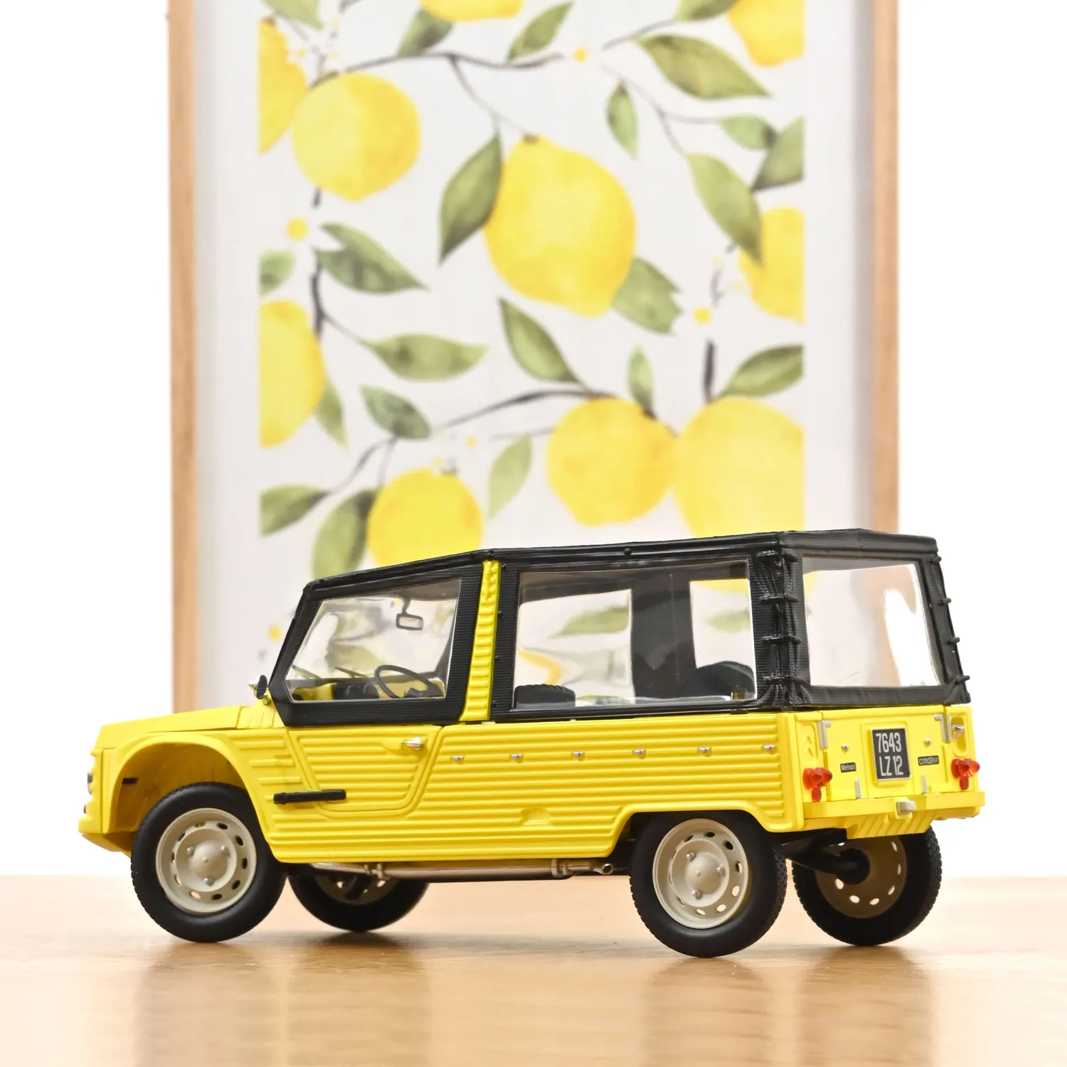 Norev Citroen Mehari 1983 voiture miniature 1/18 jaune