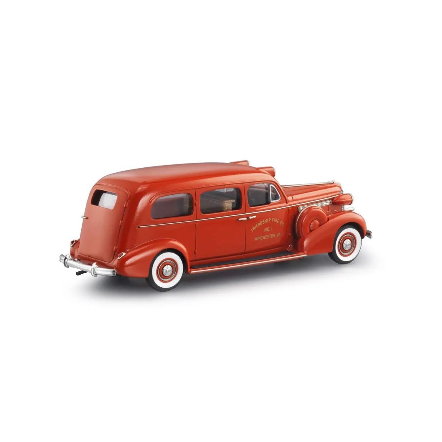 Brooklin CSV 1938 Flxible-Buick ambulance miniature rouge