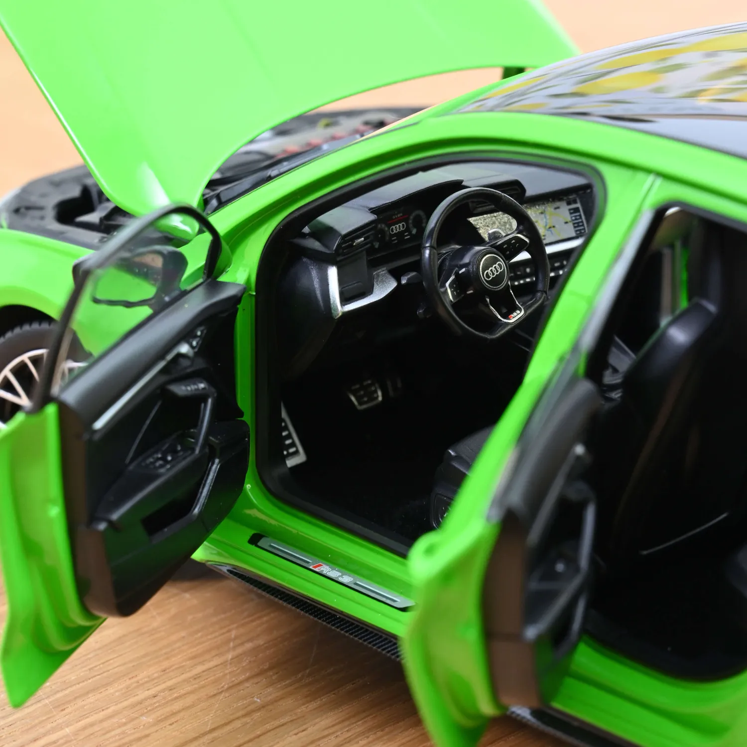 Norev Audi RS 3 Sportback 2025 voiture miniature 1/18 vert
