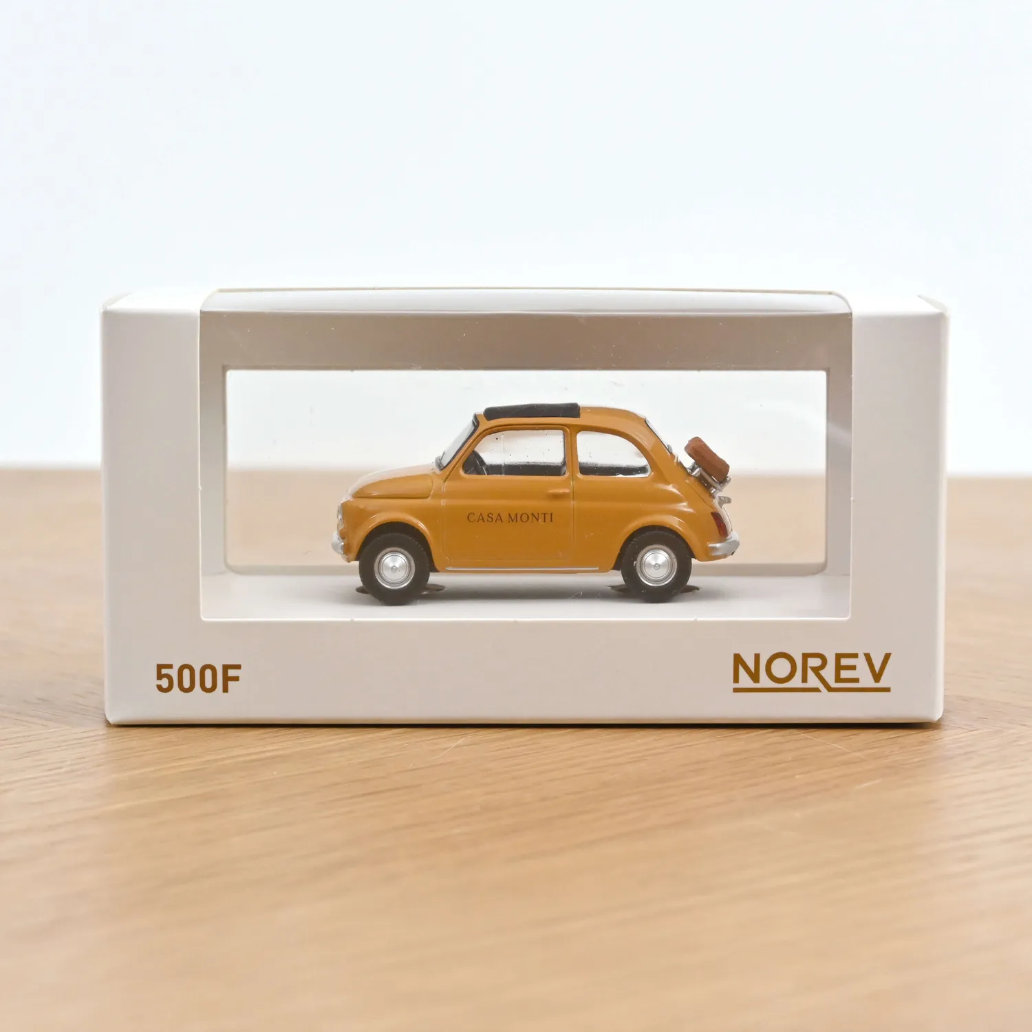 Norev Jet-car Fiat 500 F 1965 miniature 1/43 jaune Positano