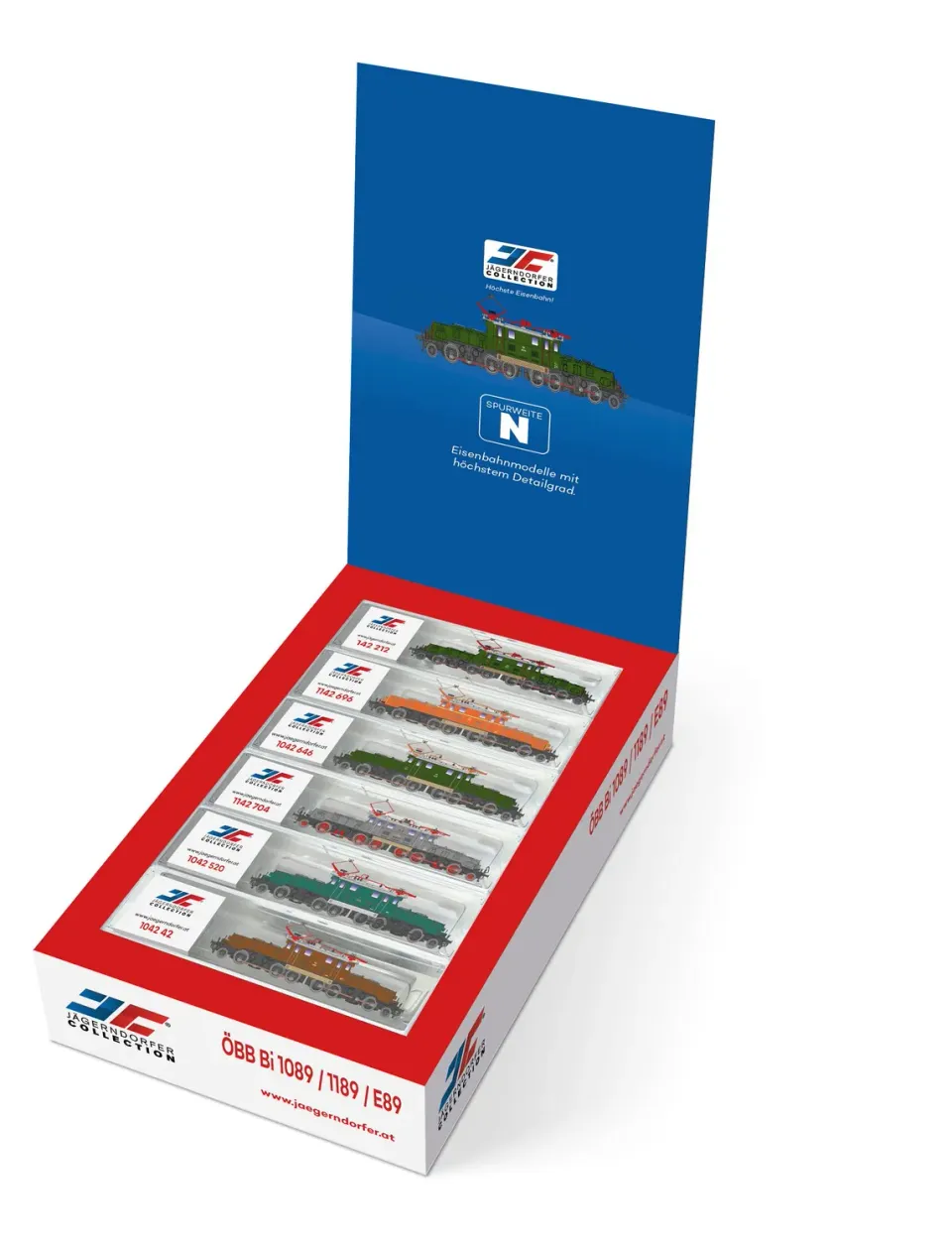 MINIS Rh 1089/1189 display locomotive 12 pièces vitrine