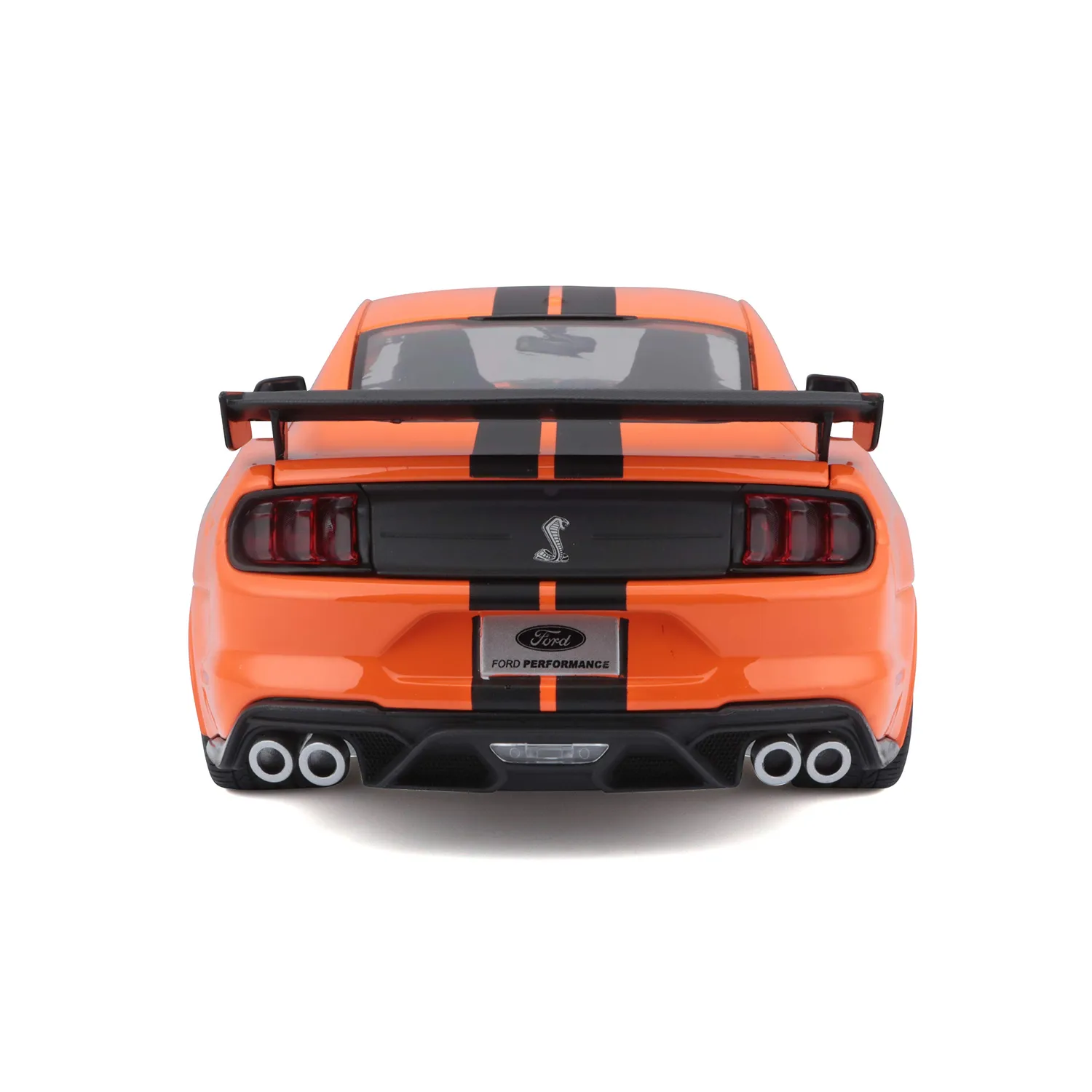 Maisto Ford Shelby miniature 1/18 orange noire ouvrante