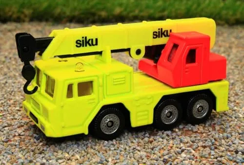 Siku 1326 chariot de grue miniature jaune/rouge 7,6 cm