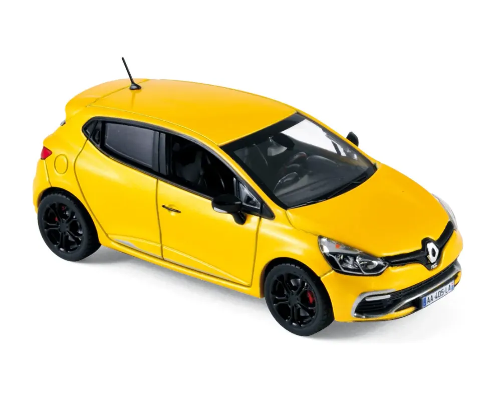 Norev Renault Clio R.S. 2013 miniature 1/43 jaune Sirius sport