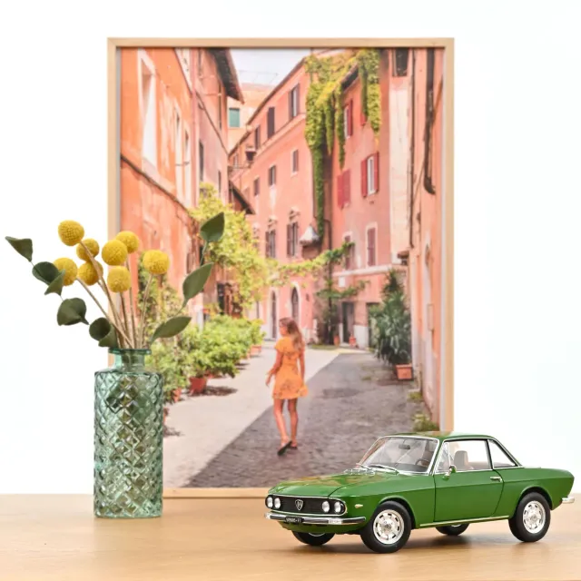 Norev Lancia Fulvia 3 1975 voiture miniature 1/18 verte