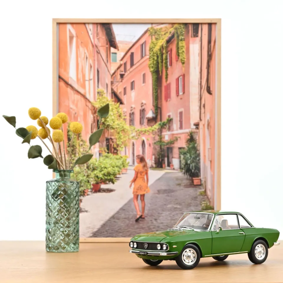 Norev Lancia Fulvia 3 1975 voiture miniature 1/18 verte