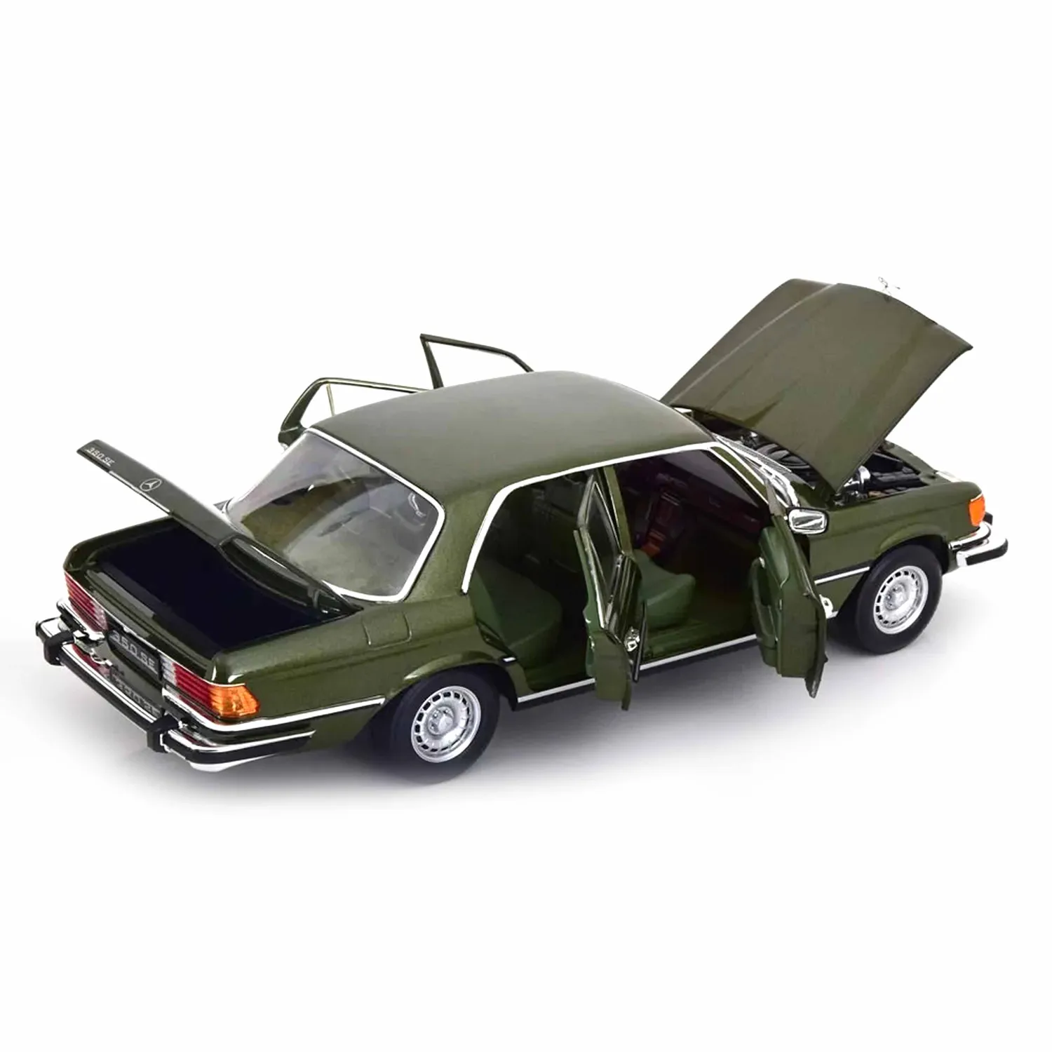 Norev Mercedes-Benz 350 SE 1973 miniature 1/18 vert US