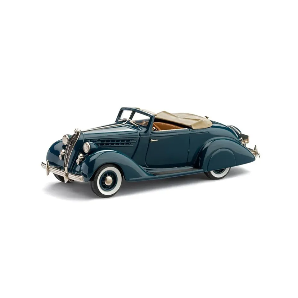 Brooklin BML 1936 Hudson Terraplane Custom Six Convertible Coupe miniature bleu
