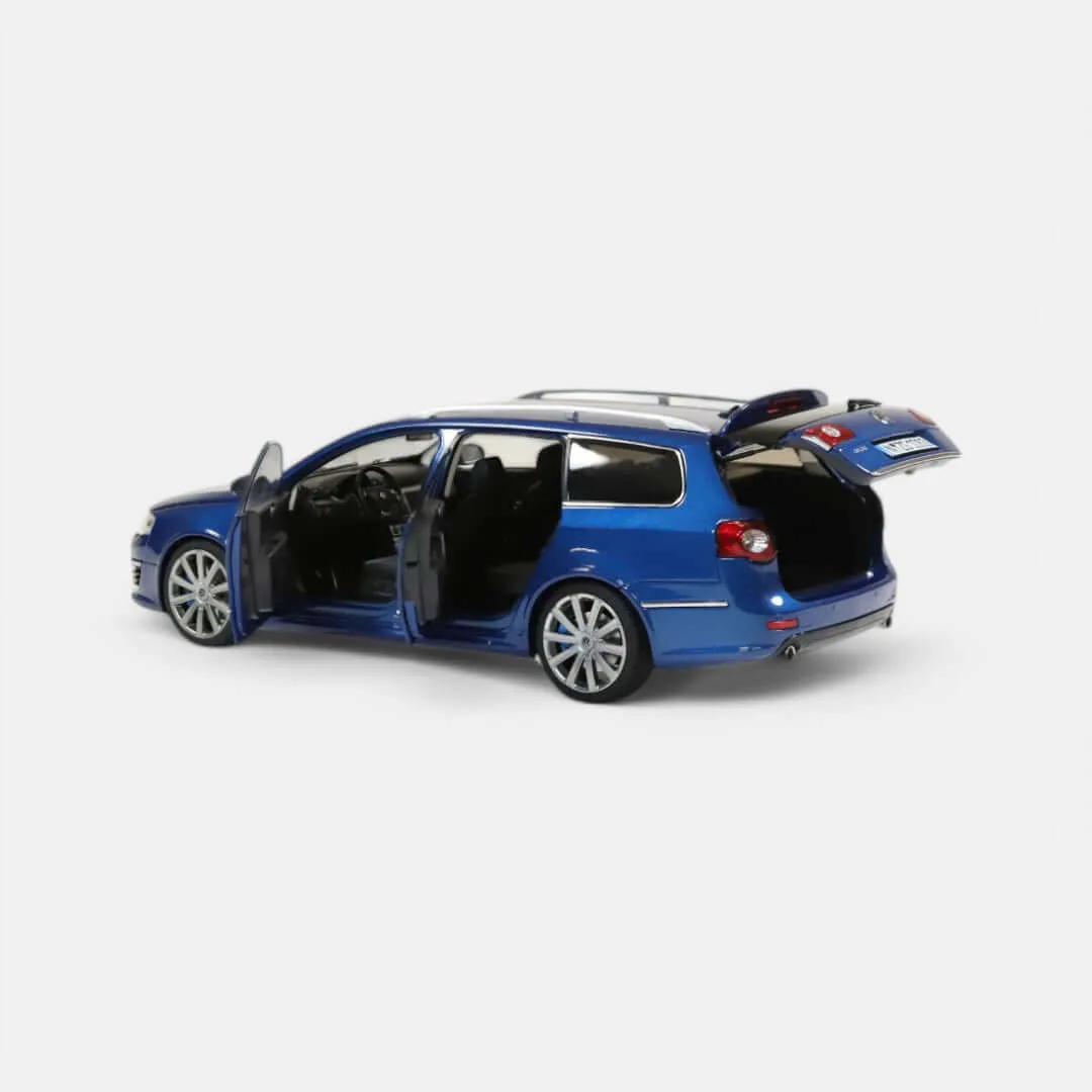 NZG VW Passat R36 break miniature 1:18 bleu biscaya