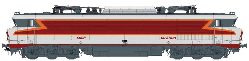 MINIS CC 21001 SNCF locomotive électrique Ep IV Arzens son