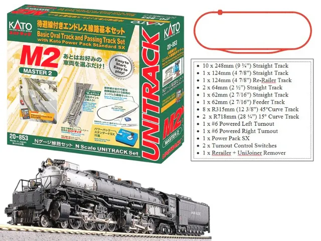 MINIS Class 4000 Big Boy locomotive vapeur coffret démarrage