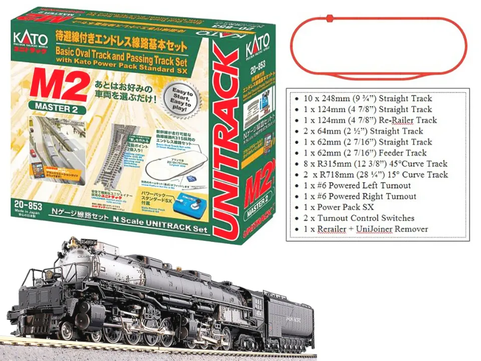 MINIS Class 4000 Big Boy locomotive vapeur coffret démarrage