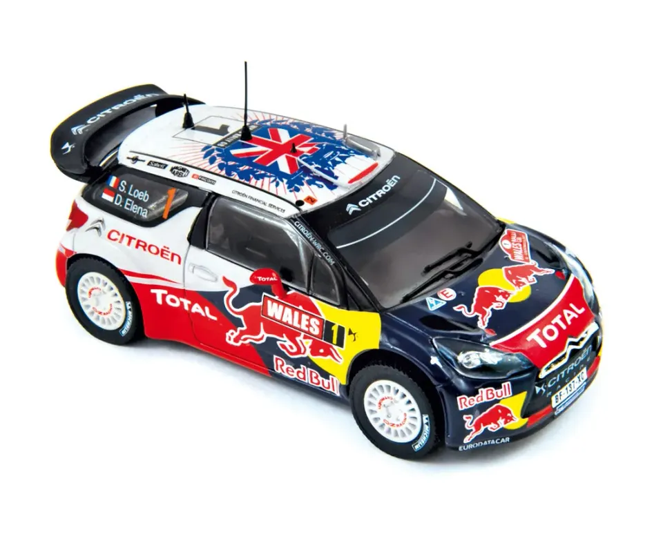 Norev Citroën DS3 WRC 2011 miniature 1/43 Loeb N°1
