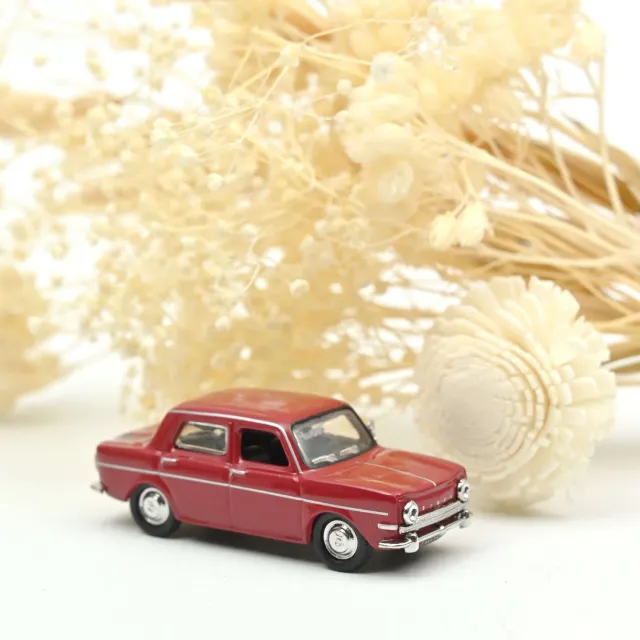 Norev Simca 1000 GLS 1968 miniature 1/87 rouge