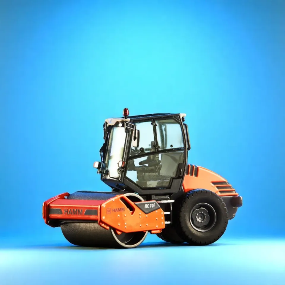 NZG Hamm HC 70i compacteur miniature 1/50 cabine