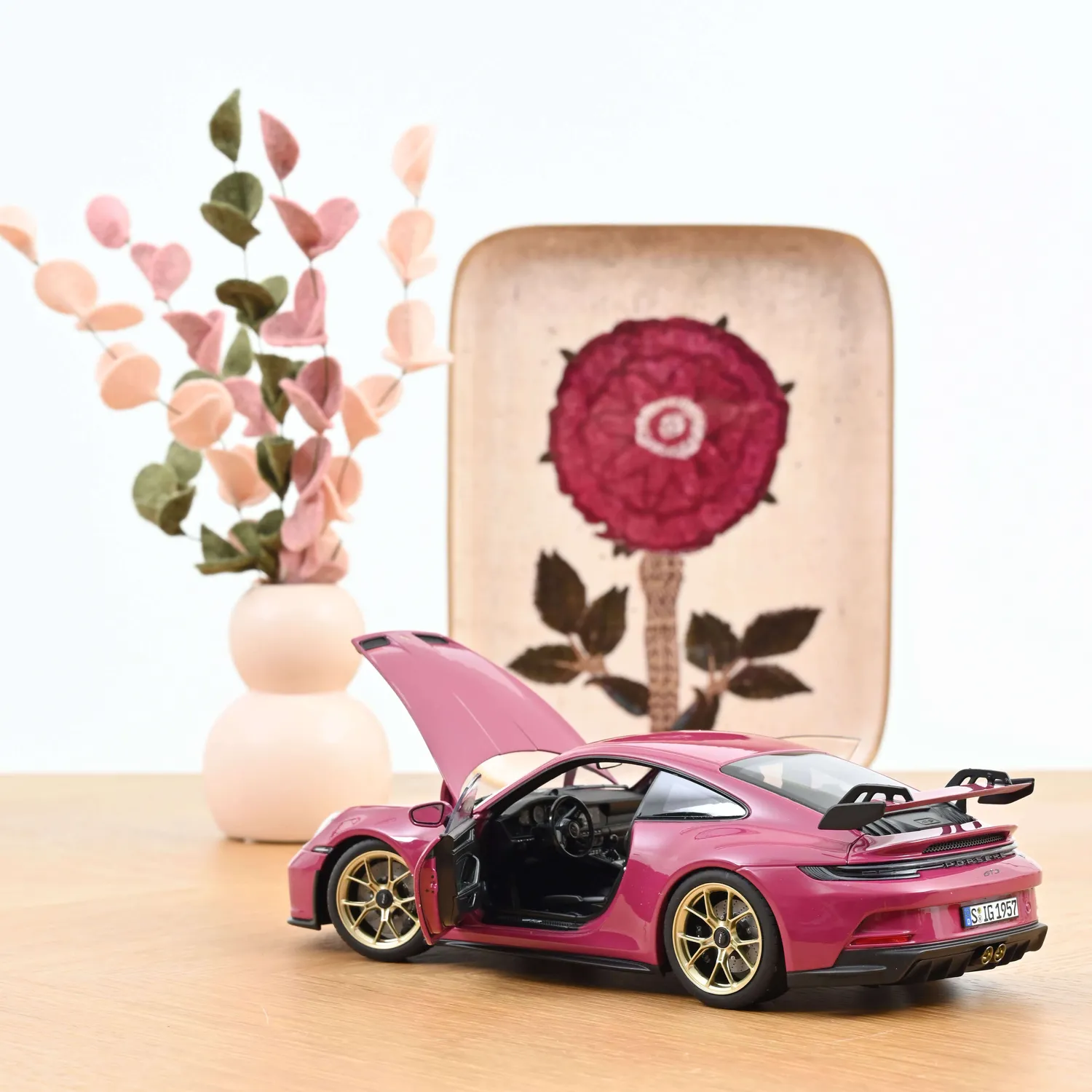 Norev Porsche 911 GT3 2021 miniature 1/18 Ruby Star Neo
