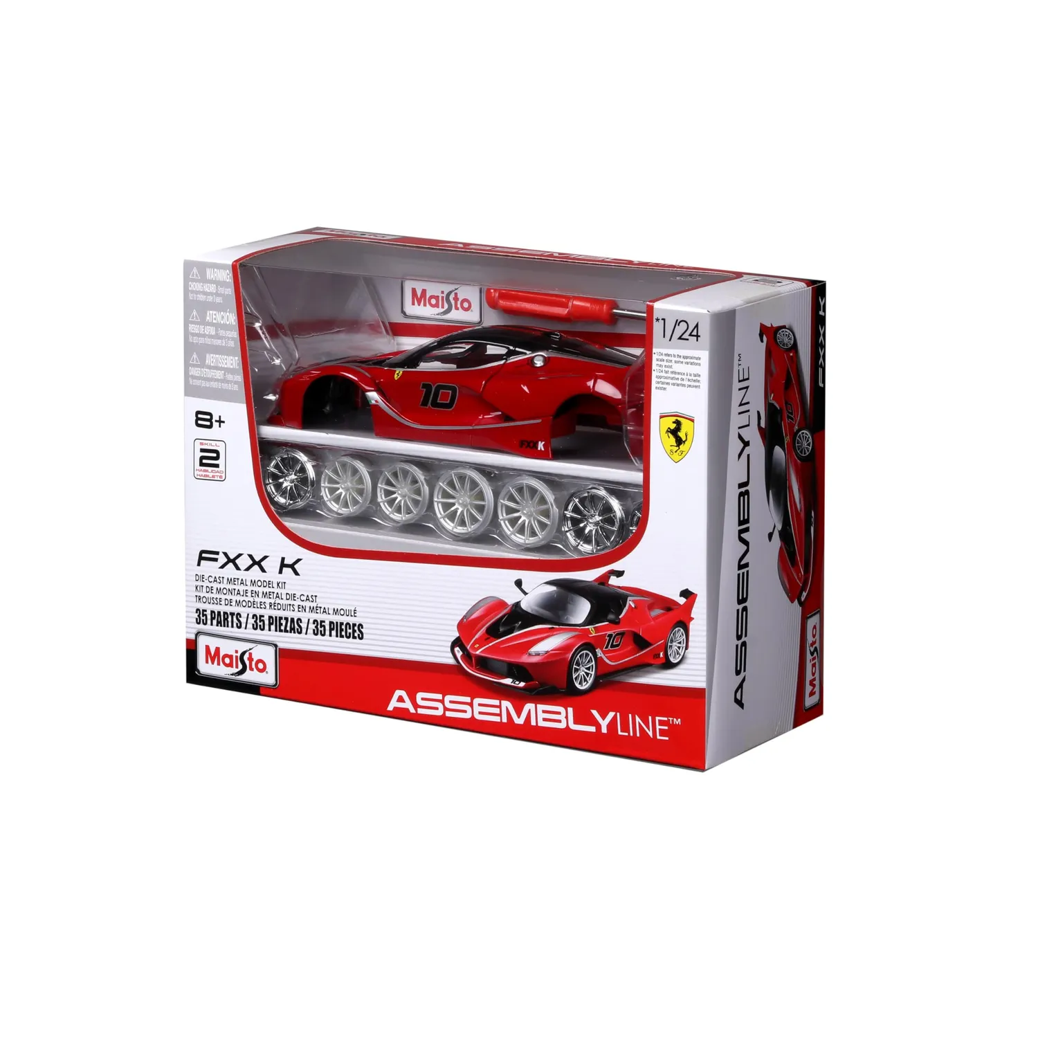 Maisto Ferrari FXX K maquette kit rouge M39132