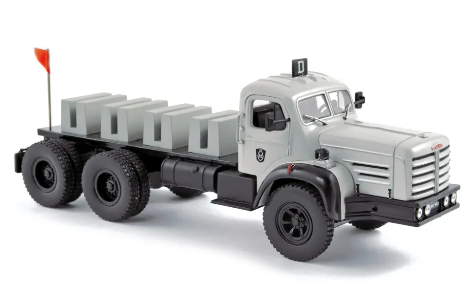 Norev Berliet TBO Tracteur T100 1957 miniature 1/43 gris