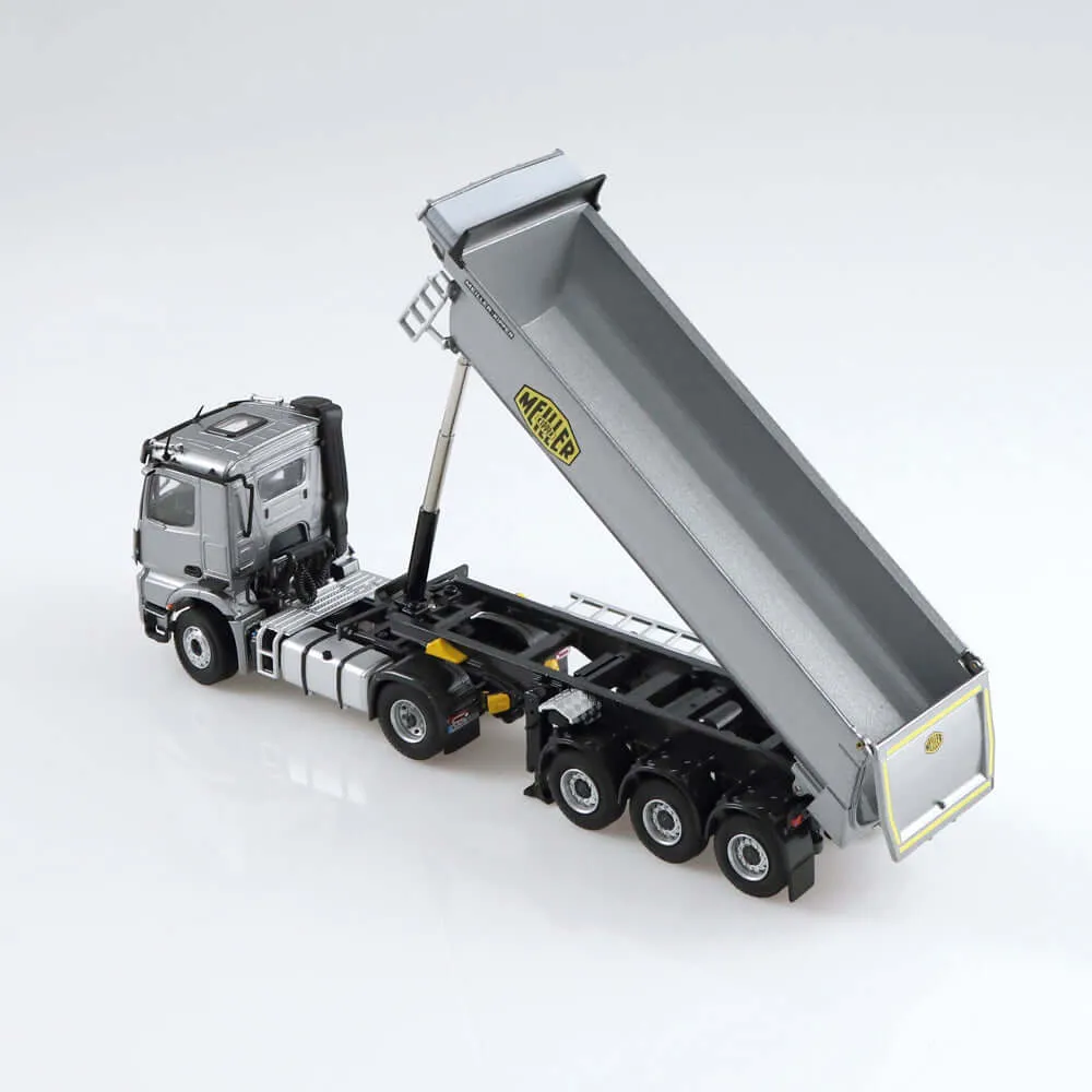NZG Mercedes-Benz Arocs Meiller camion miniature 1:50 gris