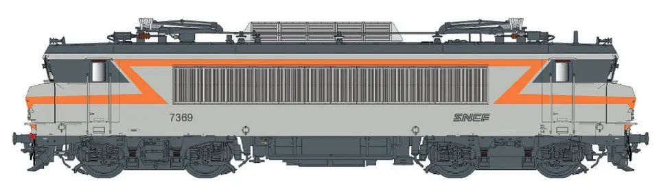 MINIS BB 7369 locomotive électrique SNCF Ep.V béton