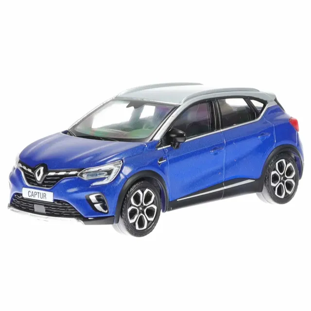 Norev Renault Captur miniature 1/43 bleu toit argenté