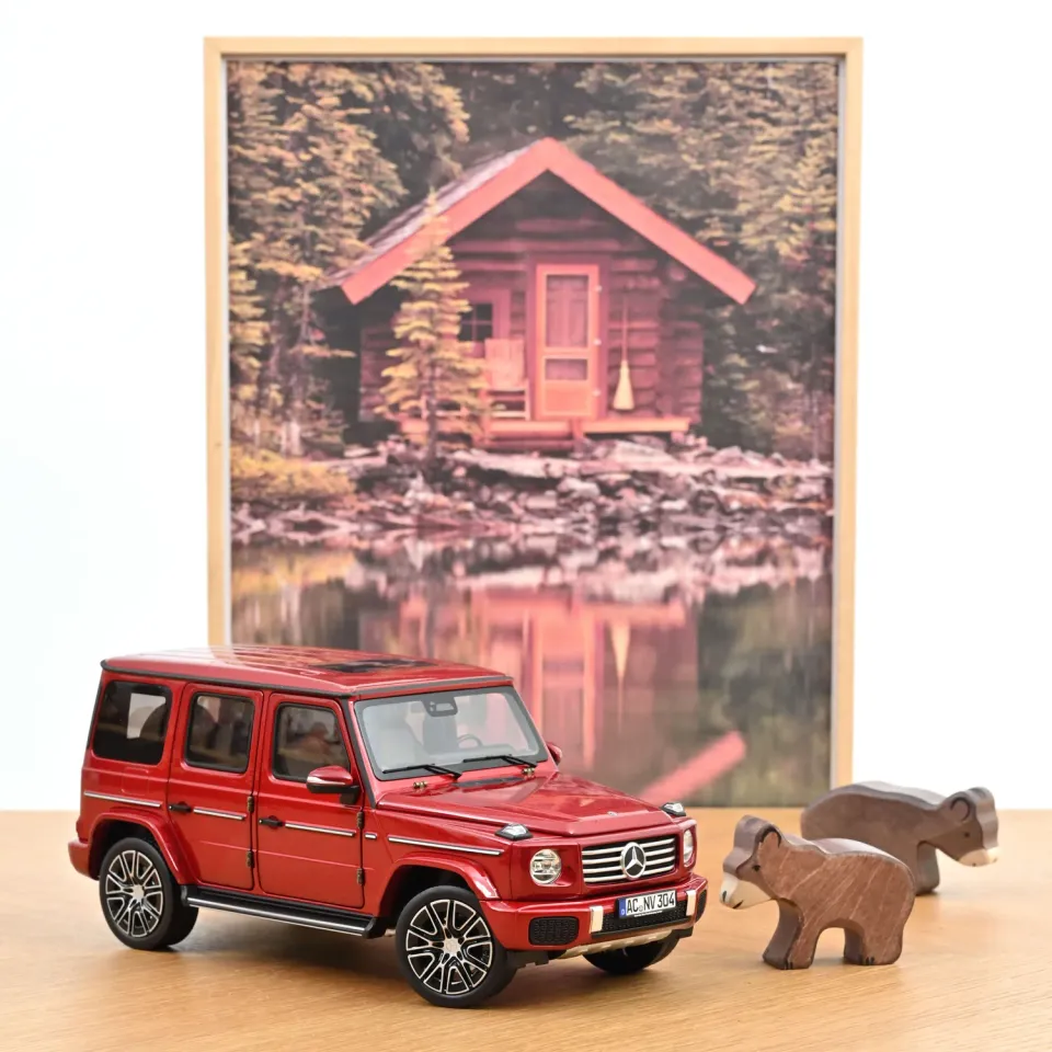Norev Mercedes Classe G 2024 miniature 1/18 rouge hyacinth