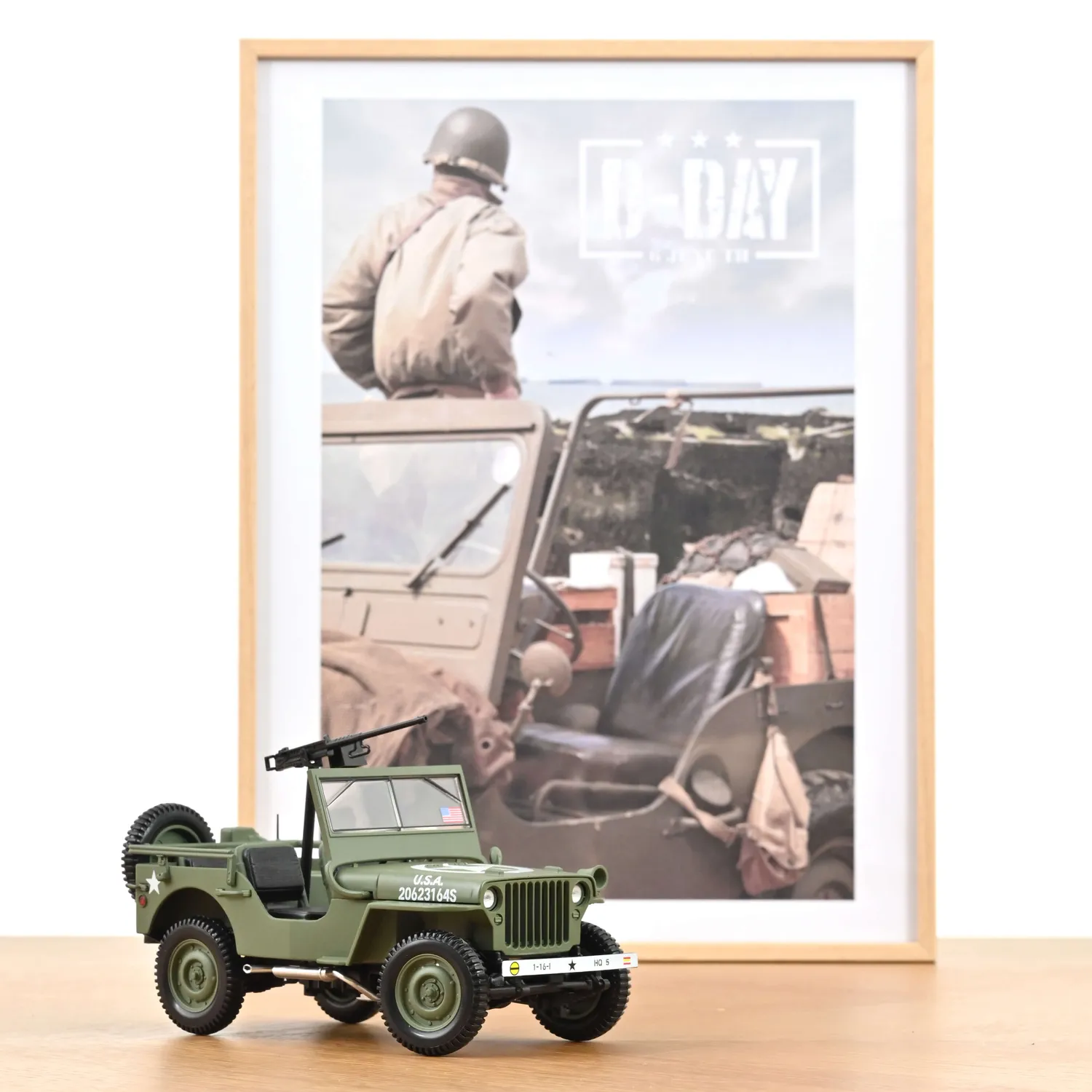 Norev Jeep Militaire 1944 D-Day miniature 1/18