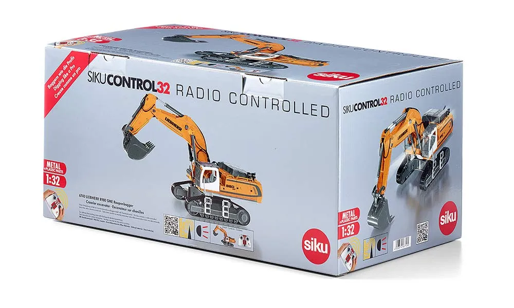 SIKU Control 6740 pelleteuse Liebherr R980 SME 1:32