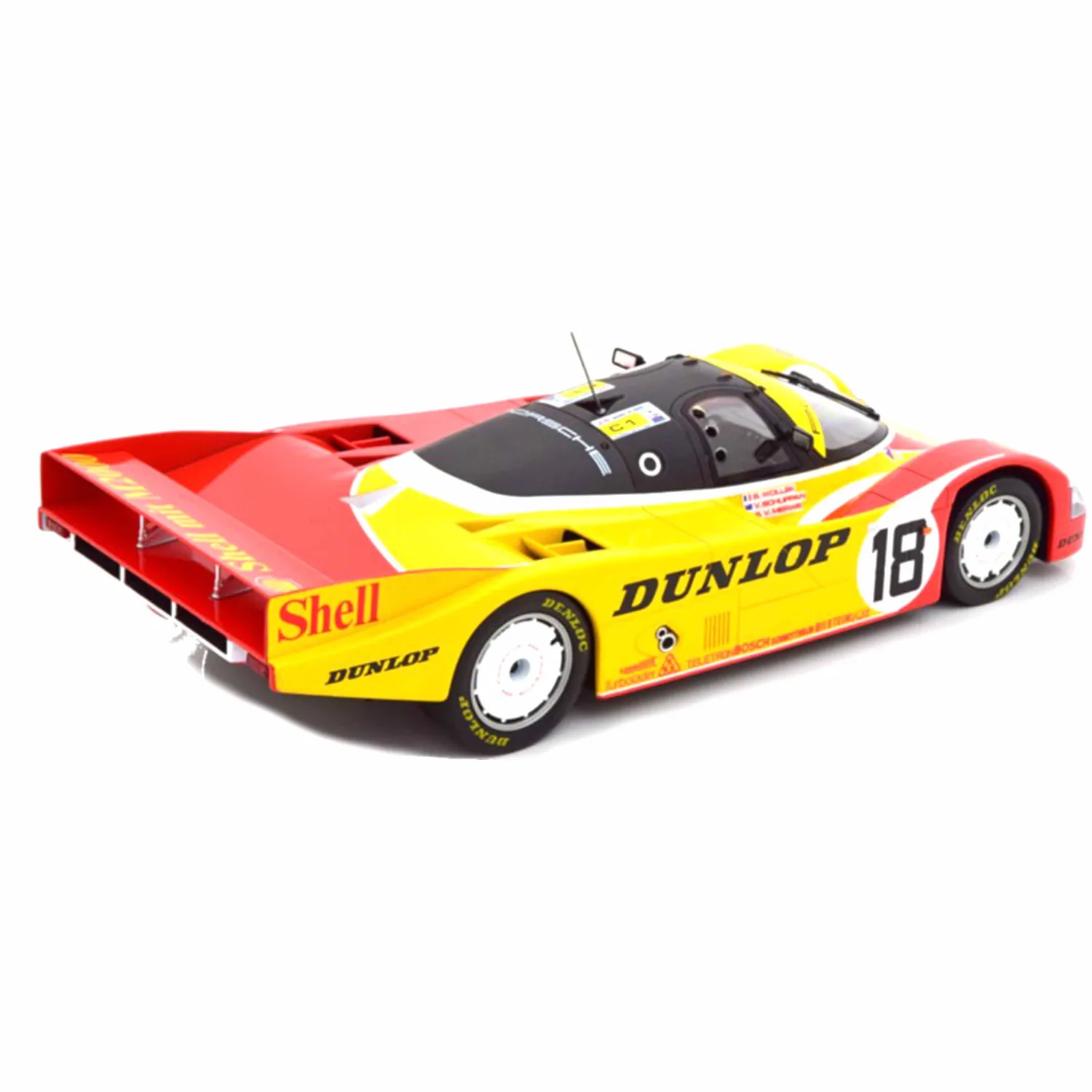 Norev Porsche 962 24h France 1988 Wollek Schuppan Merwe miniature 1/18