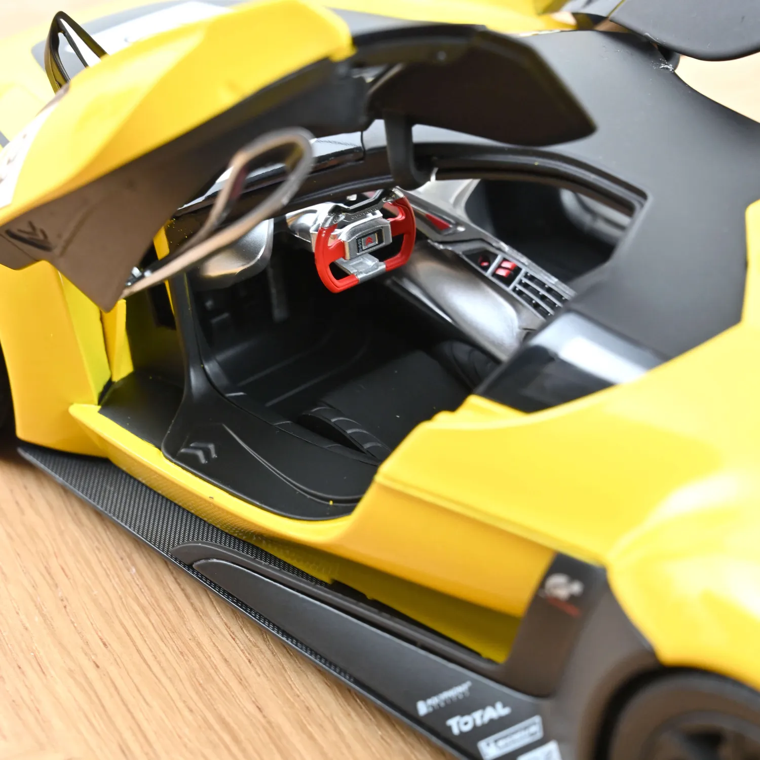 Norev GT by Citroën 2008 miniature 1/18 jaune concept 200pcs