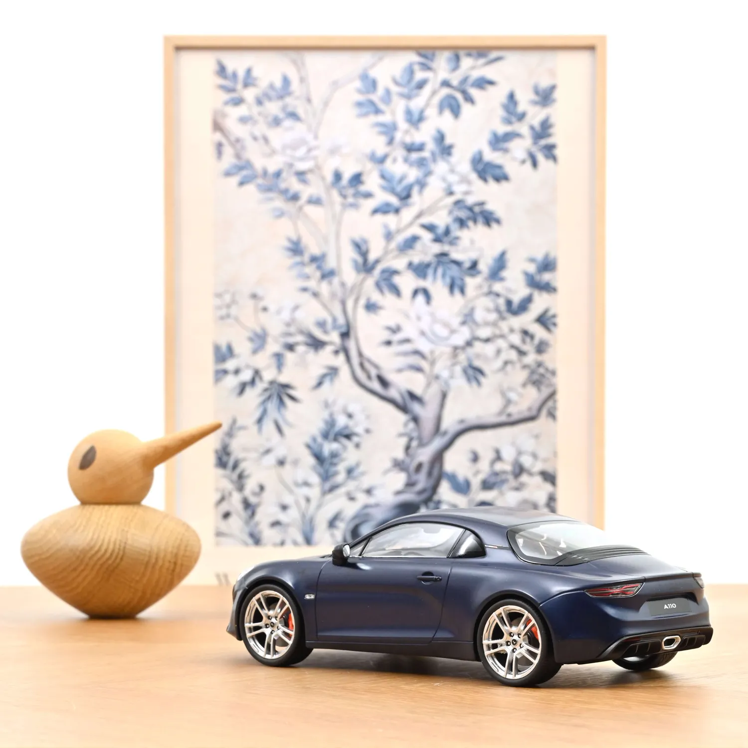 Norev Alpine A110 S 2025 miniature 1/18 bleu Tempête mat