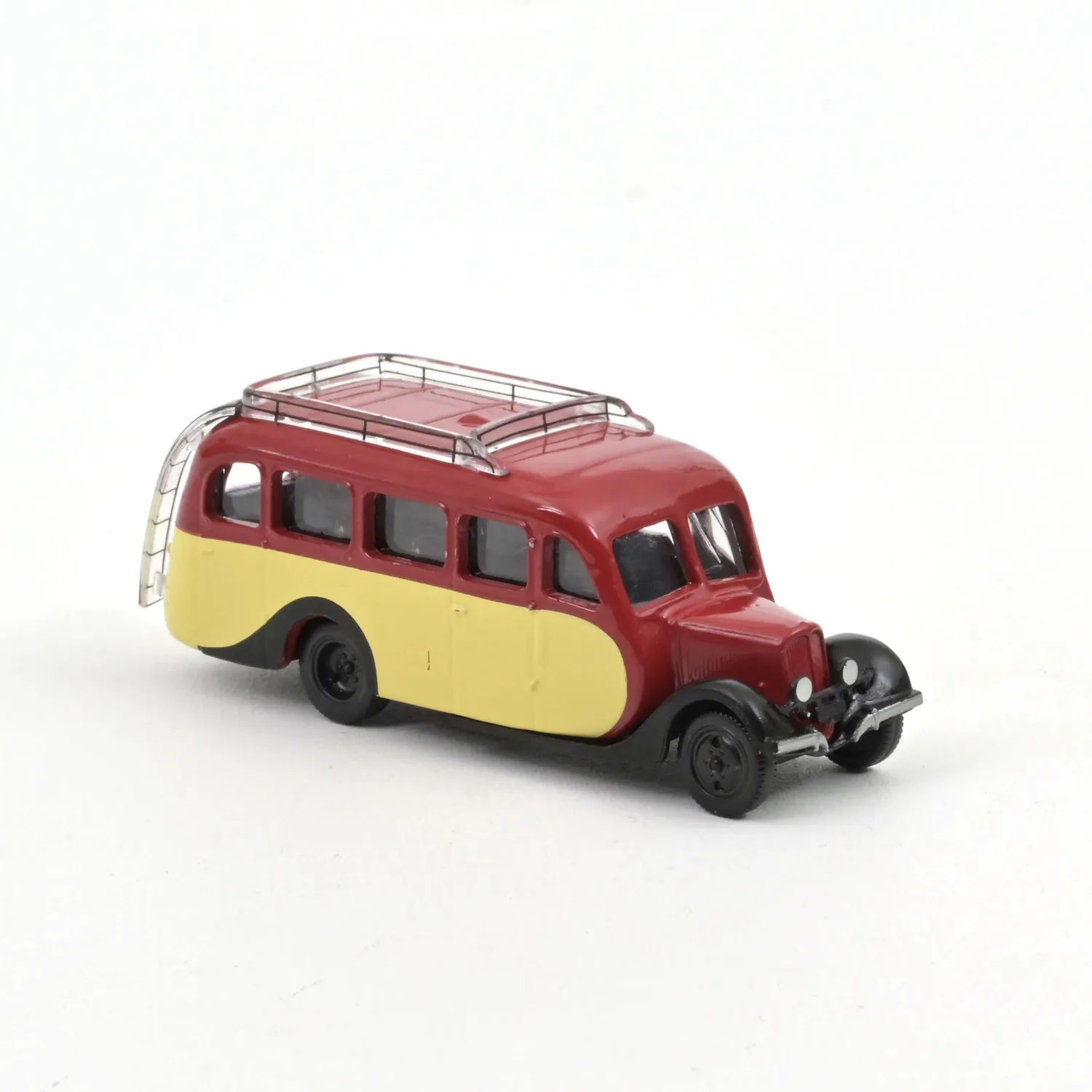 Norev Citroën U23 Autocar 1947 miniature 1/87 Rouge Jaune