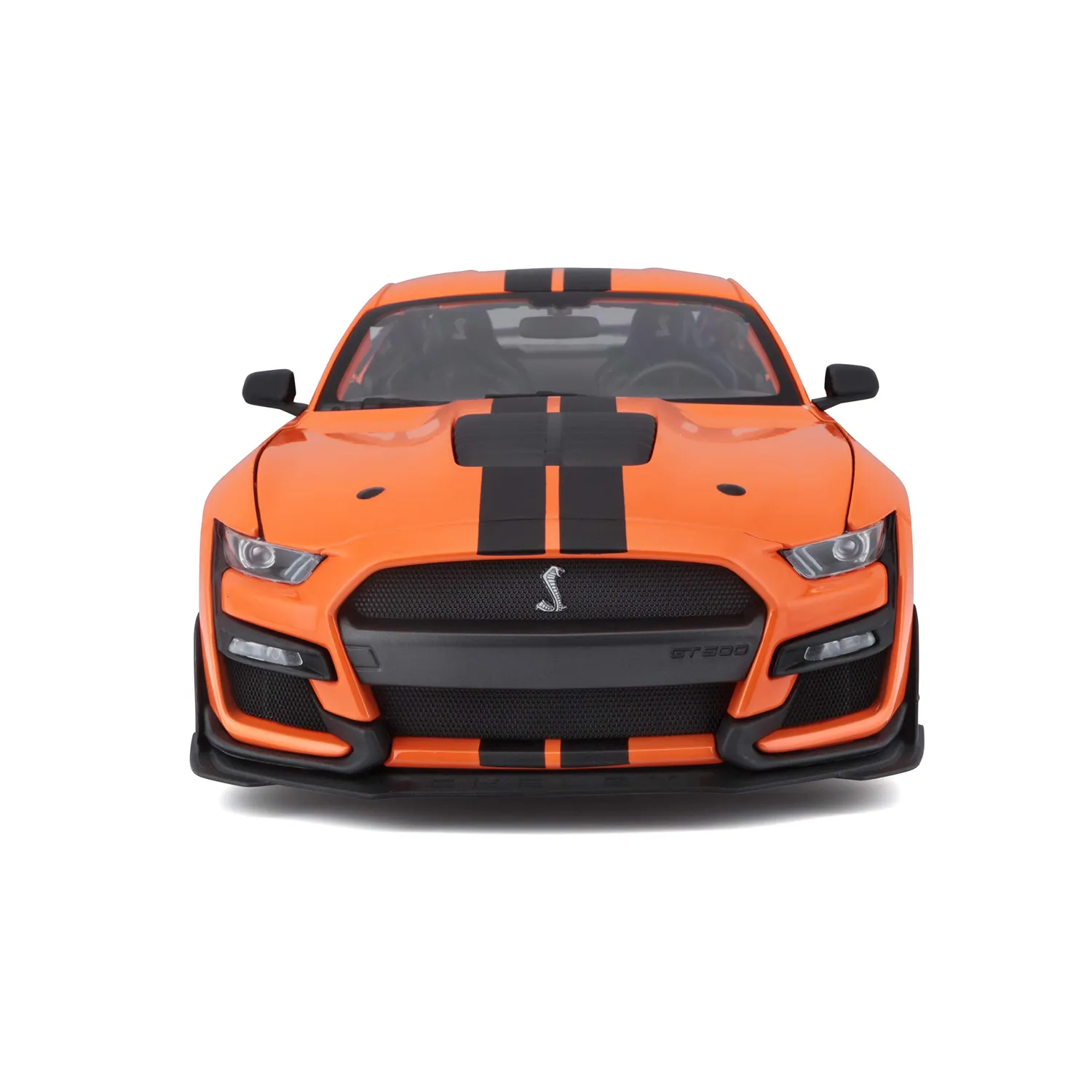 Maisto Ford Shelby miniature 1/18 orange noire ouvrante