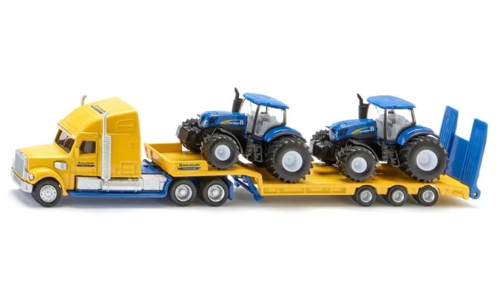 Siku 1947 New Holland T tracteur + remorque 1:50 bleu