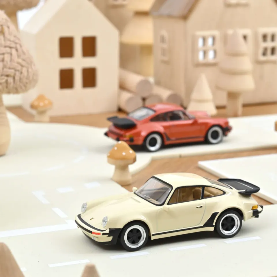 Norev Porsche 911 Turbo 1978 miniature 1/43 beige Jet-car