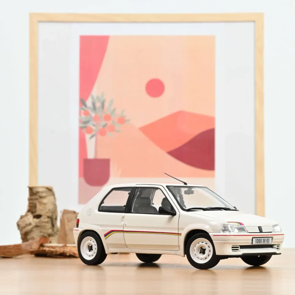 Norev Peugeot 106 Rallye 1.3 1993 miniature 1/18 blanc