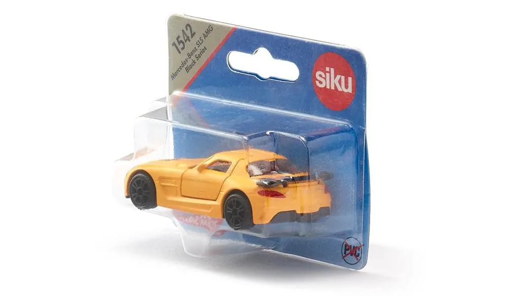 SIKU Super 1542 Mercedes SLS AMG voiture miniature orange portes papillon