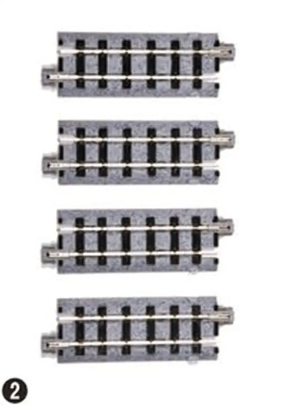 MINIS voie droite 62mm voie étroite H0e lot 4