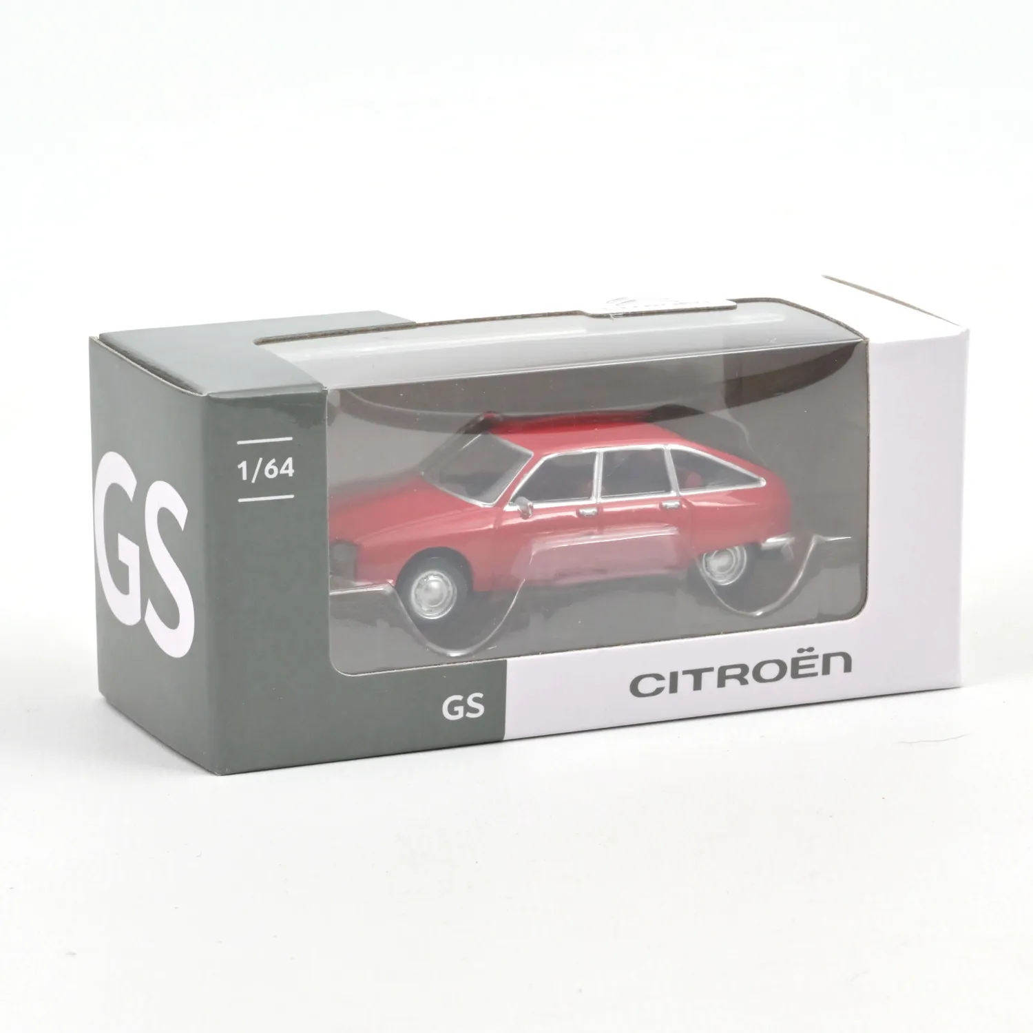 Norev Citroën GS miniature 1/64 rouge Rio 1972