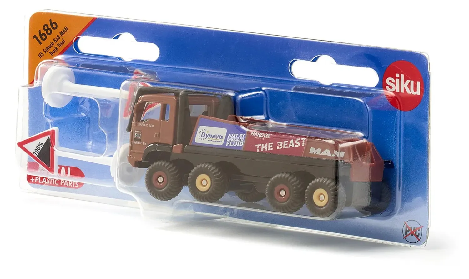 Siku Super 1686 camion MAN HS Schoch 8x8 brun