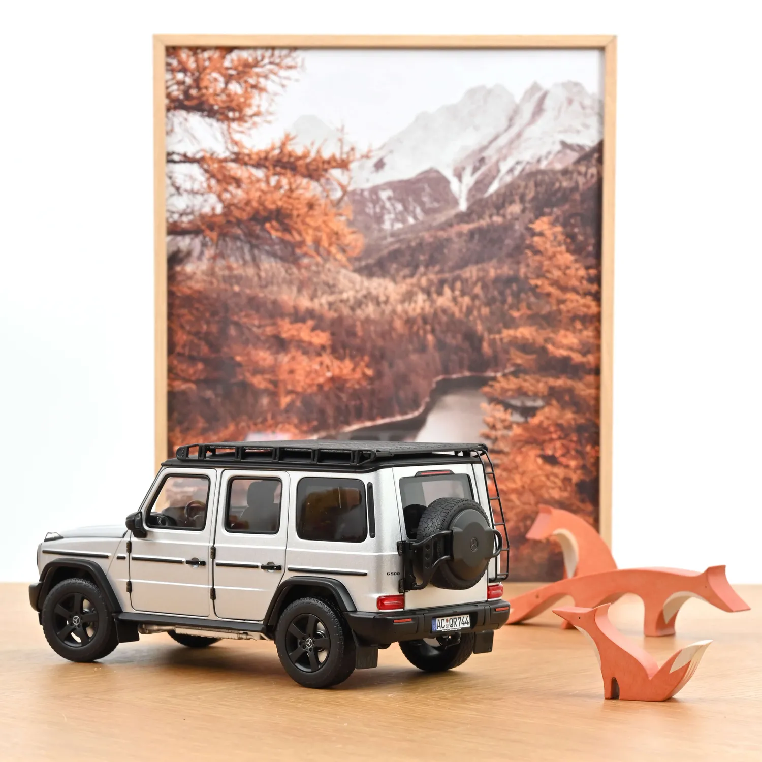 Norev Mercedes Classe G 2024 miniature 1/18 argent