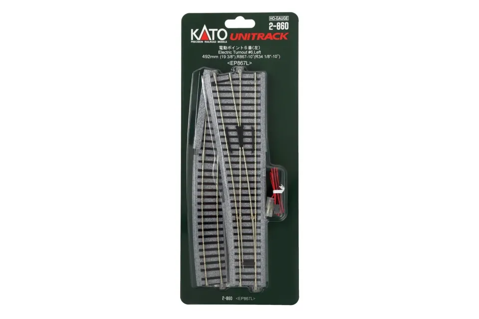 MINIS R867 10° aiguillage électrique gauche 1 pièce